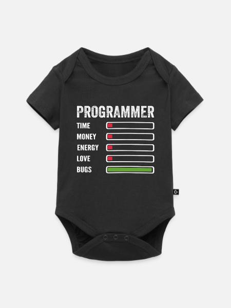 Entwickler Humor Programmierer Programmierer Programmierer - Baby Premium Kurzarmbody - Schwarz