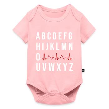 PQRST Nurse Quote für einen Krankenpfleger - Baby Premium Kurzarmbody - Rosa - Vorne