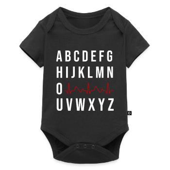 PQRST Nurse Quote für einen Krankenpfleger - Baby Premium Kurzarmbody - Schwarz - Vorne