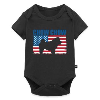 Chow Chow - Baby Premium short-sleeve bodysuit - black - Front
