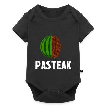pasteak - Body à manches courtes Premium Bébé - noir - Devant