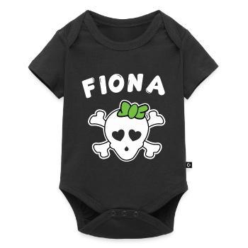 Pirate Fiona Design pour les filles et les femmes - Body à manches courtes Premium Bébé - noir - Devant