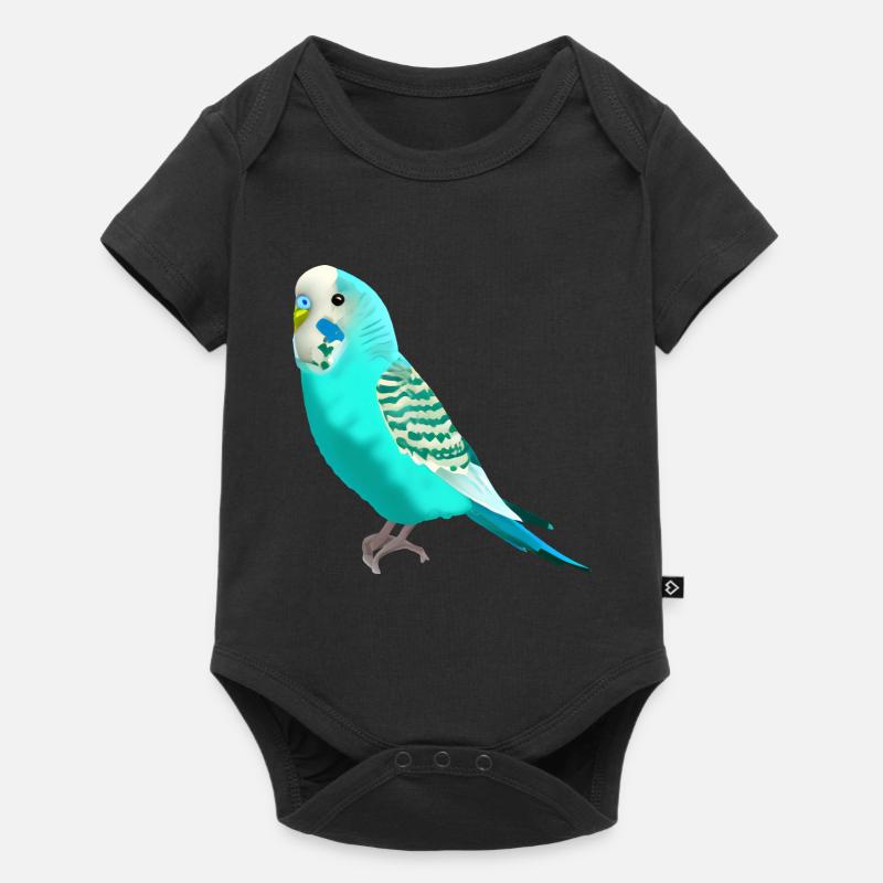 Sweet budgerigar - Baby Premium short-sleeve bodysuit - black
