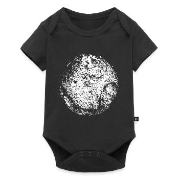 Cercle | L’art | Lune | L’amour de la vraie lune - Body à manches courtes Premium Bébé - noir - Devant