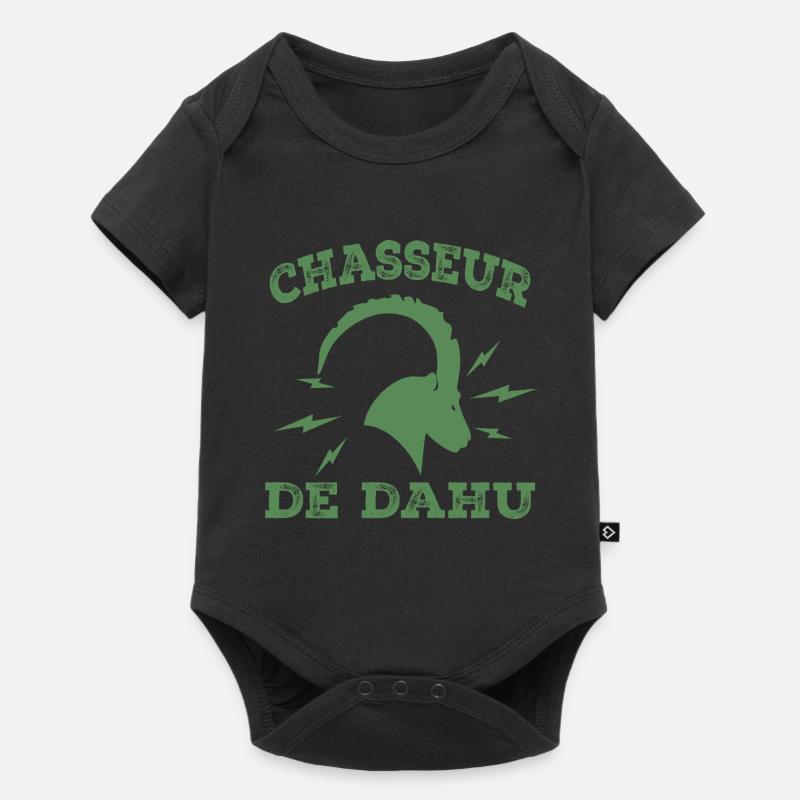 Chasseur De Dahu - Body à manches courtes Premium Bébé - noir