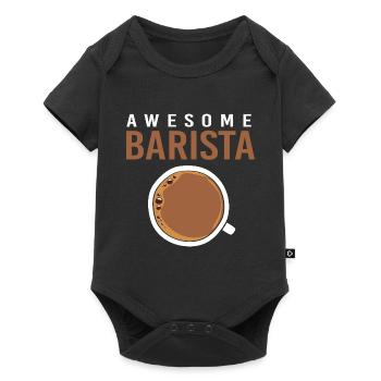 Espresso Coffee Caffeine Barista - Baby Premium short-sleeve bodysuit - black - Front