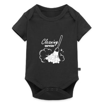 Je réserve un service de nettoyage - Body à manches courtes Premium Bébé - noir - Devant