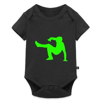 Dancing hip hop is also a sport - Baby Premium short-sleeve bodysuit - black - Front