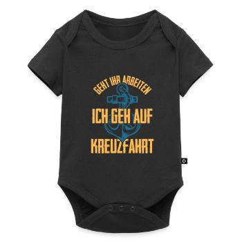 Urlaub – Shirt Meer Kreuzfahrt Geschenk - Baby Premium Kurzarmbody - Schwarz - Vorne