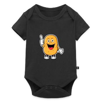 pomme de terre - Body à manches courtes Premium Bébé - noir - Devant