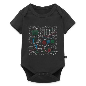 Enthusiast for mathematical formulas - Baby Premium short-sleeve bodysuit - black - Front