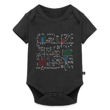 Math equation lover math - Baby Premium short-sleeve bodysuit - black - Front