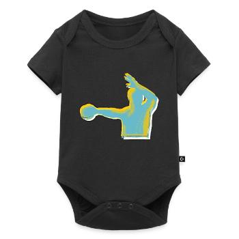 Handball Player Design - Baby Premium short-sleeve bodysuit - black - Front