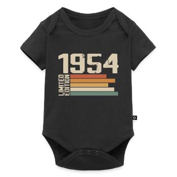 1954 Vintage - Retro 1954 Birthday Gift 1954 - Baby Premium short-sleeve bodysuit - black - Front