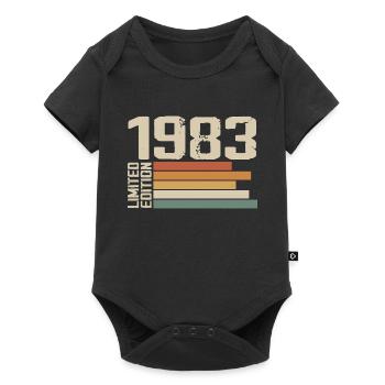 1983 Vintage - Retro 1983 Cadeau Anniversaire 1983 - Body à manches courtes Premium Bébé - noir - Devant