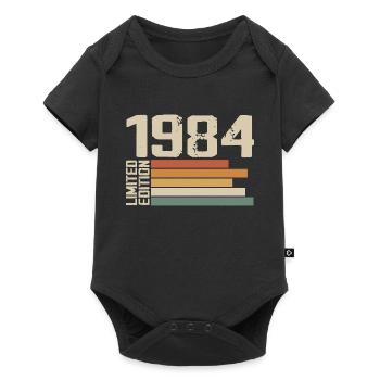 1984 Vintage - Retro 1984 Birthday Gift 1984 - Baby Premium short-sleeve bodysuit - black - Front
