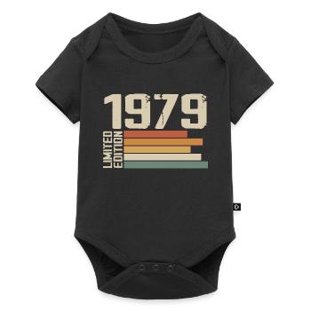 1979 Vintage - Retro 1979 Birthday Gift 1979 - Baby Premium short-sleeve bodysuit - black - Front