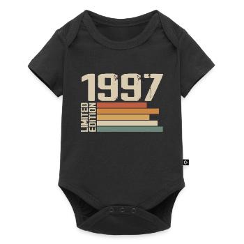 1997 Vintage - Retro 1997 Birthday Gift 1997 - Baby Premium short-sleeve bodysuit - black - Front