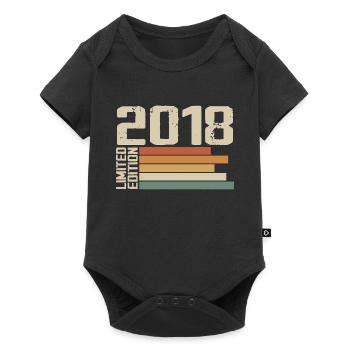 2018 Vintage - Retro 2018 Cadeau Anniversaire 2018 - Body à manches courtes Premium Bébé - noir - Devant