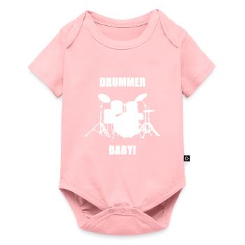 drummer - Baby Premium short-sleeve bodysuit - rose - Front