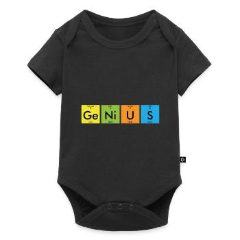 Genius Genius Tableau périodique cadeau de chimie - Body à manches courtes Premium Bébé - noir - Devant