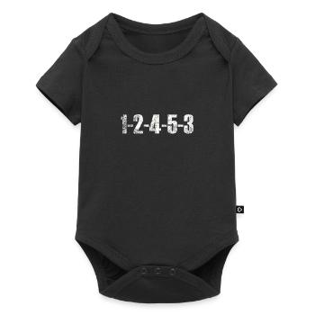 5 Zylinder Motor Spruch Auto Mechaniker Geschenk - Baby Premium Kurzarmbody - Schwarz - Vorne