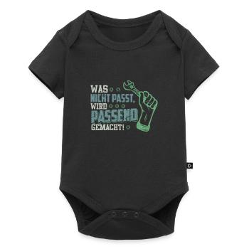 Craftsman Saying Vintage Gift Tool - Baby Premium short-sleeve bodysuit - black - Front