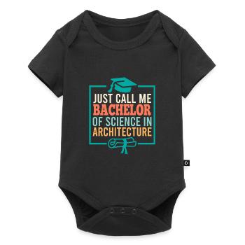 Licence de sciences en architecture 2021 - Body à manches courtes Premium Bébé - noir - Devant