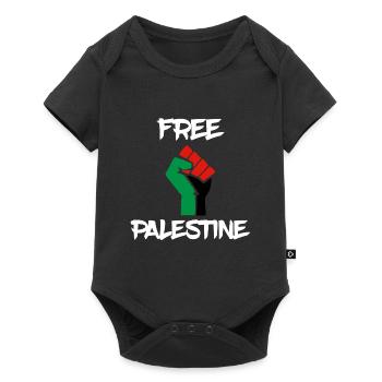 free palestine palestine fist fist - Baby Premium short-sleeve bodysuit - black - Front