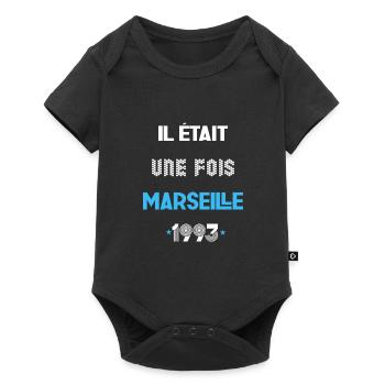 Il était une fois, Marseille - Body à manches courtes Premium Bébé - noir - Devant