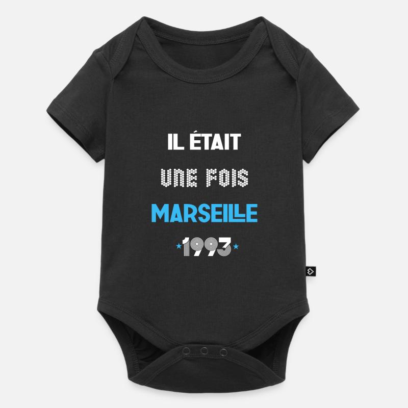 Il était une fois, Marseille - Body à manches courtes Premium Bébé - noir