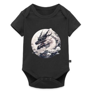 Mecha Animal : tigre, loup, renard, dinosaure, - Body à manches courtes Premium Bébé - noir - Devant