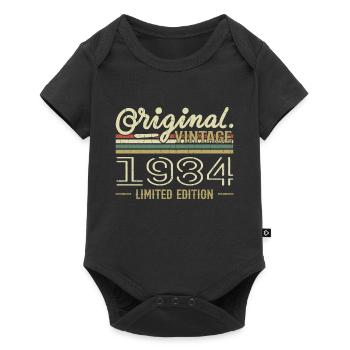 1984 Retro Birthday 1984 Original 1984 Vintage - Baby Premium short-sleeve bodysuit - black - Front