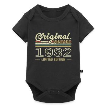 1982 Anniversaire Rétro 1982 Original 1982 Vintage - Body à manches courtes Premium Bébé - noir - Devant