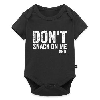 Don't Snack on Me Humor & Funny Cat Lover - Baby Premium short-sleeve bodysuit - black - Front