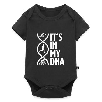 triathlon it's in my dna - Baby Premium short-sleeve bodysuit - black - Front