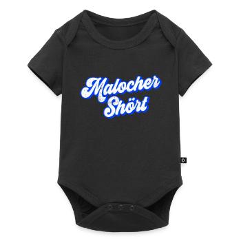Malocher Shört | Ruhrgebiet Fun - Baby Premium Kurzarmbody - Schwarz - Vorne
