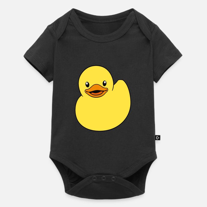 Squeaky duck, a rubber duck, rubber duck, duck - Baby Premium short-sleeve bodysuit - black