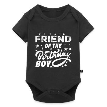 Friend Of The Birthday Boy Son Matching Family - Body à manches courtes Premium Bébé - noir - Devant
