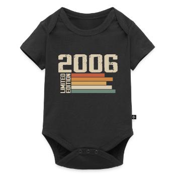 2006 Vintage - Retro 2006 Birthday Gift 2006 - Baby Premium short-sleeve bodysuit - black - Front