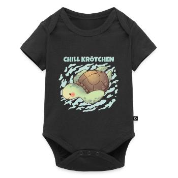 Chill Toad Turtle Chill Turtle Relax - Body à manches courtes Premium Bébé - noir - Devant