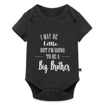 I MAY BE LITTLE (white) - Baby Premium short-sleeve bodysuit - black - Front
