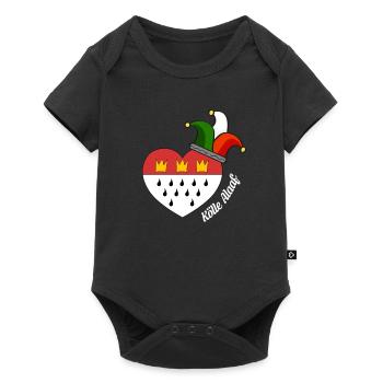 Kölle Alaaf Cologne Cathedral Carnival Kölsch - Baby Premium short-sleeve bodysuit - black - Front