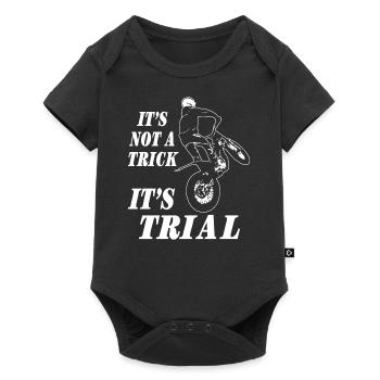 Trial - Trialsport - Moto Trial - Motorcycle Trial - Baby Premium short-sleeve bodysuit - black - Front