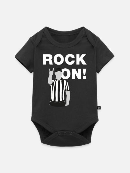Rock On! - Baby Premium Kurzarmbody - Schwarz