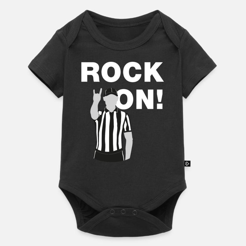 Rock On! - Baby Premium Kurzarmbody - Schwarz