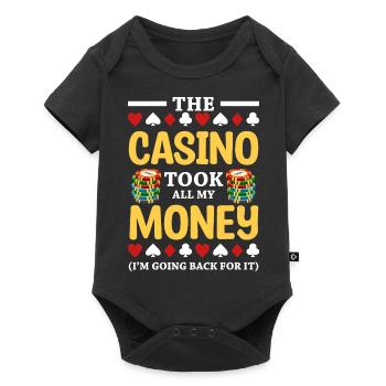 Jeu de cartes Ace - Body à manches courtes Premium Bébé - noir - Devant
