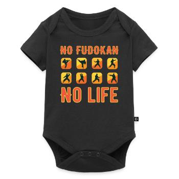 No Fudokan no Life le T-shirt de karaté cool - Body à manches courtes Premium Bébé - noir - Devant