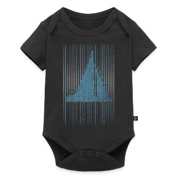 Own sailing ship sailboat - Baby Premium short-sleeve bodysuit - black - Front