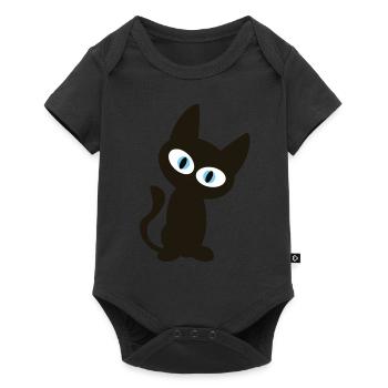 Black Cat - Little Kitten T-Shirt - Baby Premium short-sleeve bodysuit - black - Front